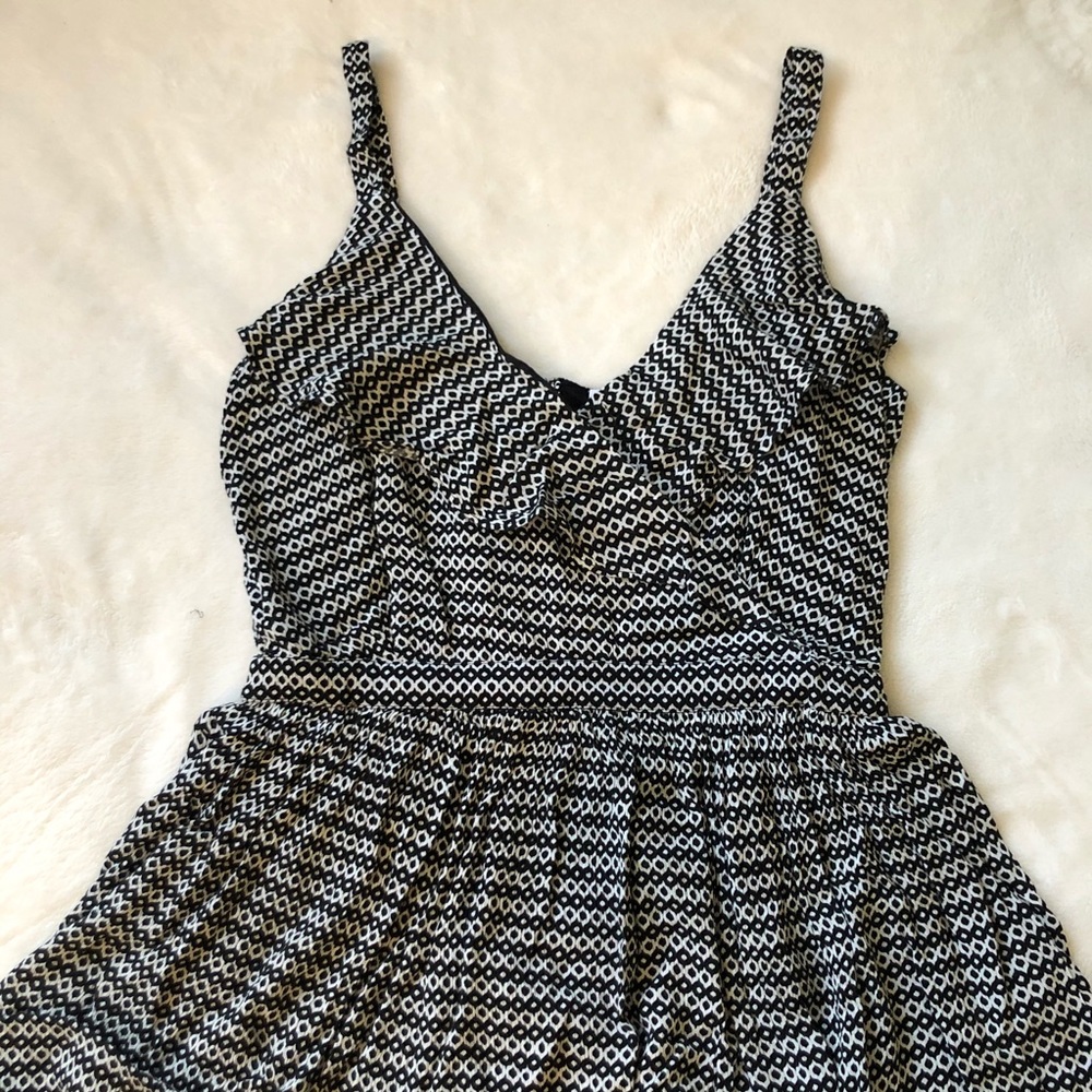Bar III Printed Ruffled Dress - Picture 5 of 8